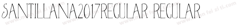 Santillana2017Regular Regular字体转换